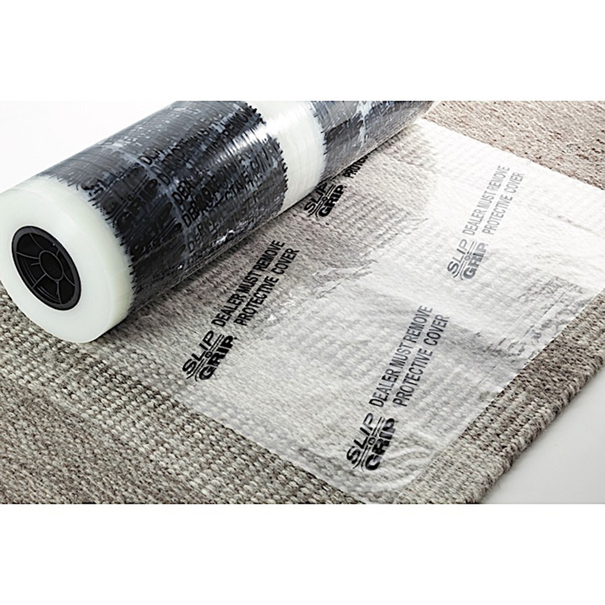 Slip-N-Grip Adhesive Floor Mats — 300ft. Roll, 175 Perforated Mats, 21in. x 24in., Full-Surface Adhesive, 3 mil Thickness, Model# SNGFB-P9933-49